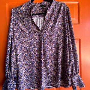 Ann Taylor Multicolor Floral Blouse